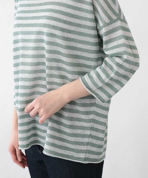 Leilian PLUS HOUSE / レリアンプラスハウス ニット・セーター | ボーダーセーター【LE TRICOT PERUGIA】 | 詳細8