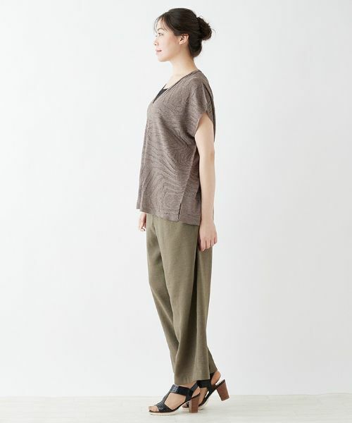 Leilian PLUS HOUSE / レリアンプラスハウス ニット・セーター | Vネックサマーニット【LE TRICOT PERUGIA】 | 詳細2