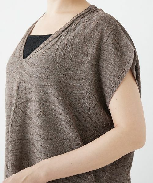 Leilian PLUS HOUSE / レリアンプラスハウス ニット・セーター | Vネックサマーニット【LE TRICOT PERUGIA】 | 詳細8