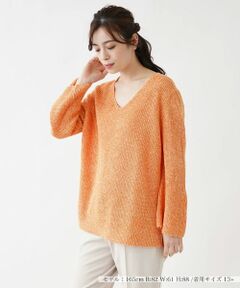 Leilian PLUS HOUSE / レリアンプラスハウス ニット・セーター | バルーンスリーブニット【BRUNO　MANETTI】