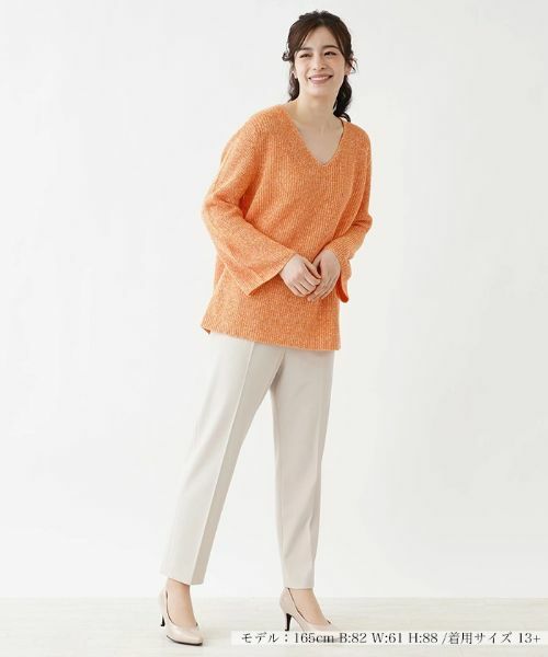 Leilian PLUS HOUSE / レリアンプラスハウス ニット・セーター | バルーンスリーブニット【BRUNO　MANETTI】 | 詳細3