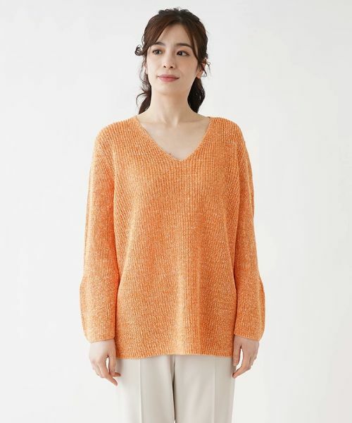 Leilian PLUS HOUSE / レリアンプラスハウス ニット・セーター | バルーンスリーブニット【BRUNO　MANETTI】 | 詳細6