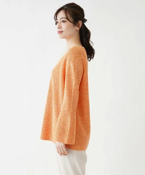 Leilian PLUS HOUSE / レリアンプラスハウス ニット・セーター | バルーンスリーブニット【BRUNO　MANETTI】 | 詳細7