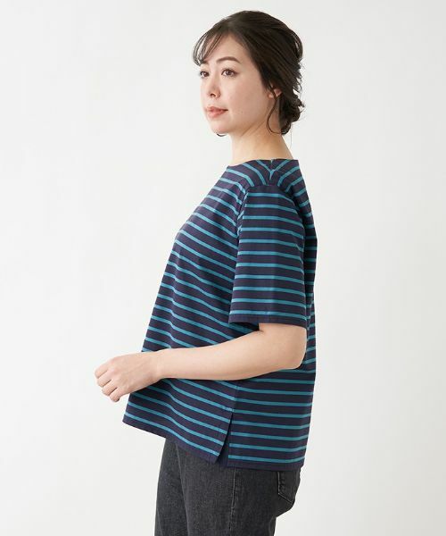 Leilian PLUS HOUSE / レリアンプラスハウス カットソー | ボーダープルオーバー【プラス企画】 | 詳細8
