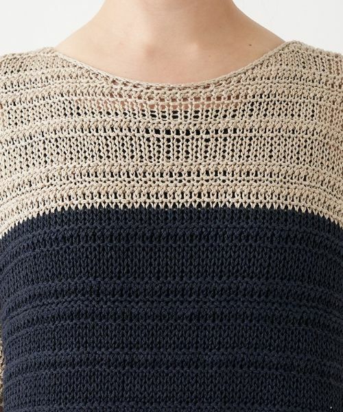 Leilian PLUS HOUSE / レリアンプラスハウス ニット・セーター | 透かし柄編みニット【BIANCA LANCIA】 | 詳細8