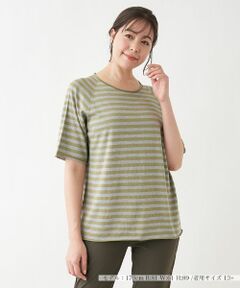 Leilian PLUS HOUSE / レリアンプラスハウス ニット・セーター | 五分袖ニットプルオーバー【BIANCA LANCIA】