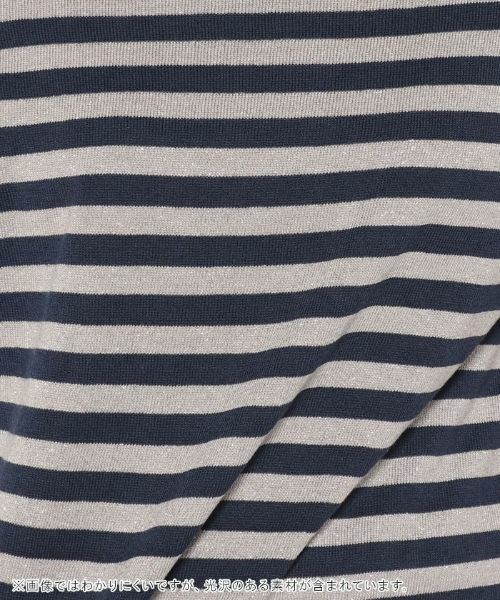 Leilian PLUS HOUSE / レリアンプラスハウス ニット・セーター | 五分袖ニットプルオーバー【BIANCA LANCIA】 | 詳細11