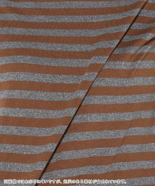 Leilian PLUS HOUSE / レリアンプラスハウス ニット・セーター | 五分袖ニットプルオーバー【BIANCA LANCIA】 | 詳細12