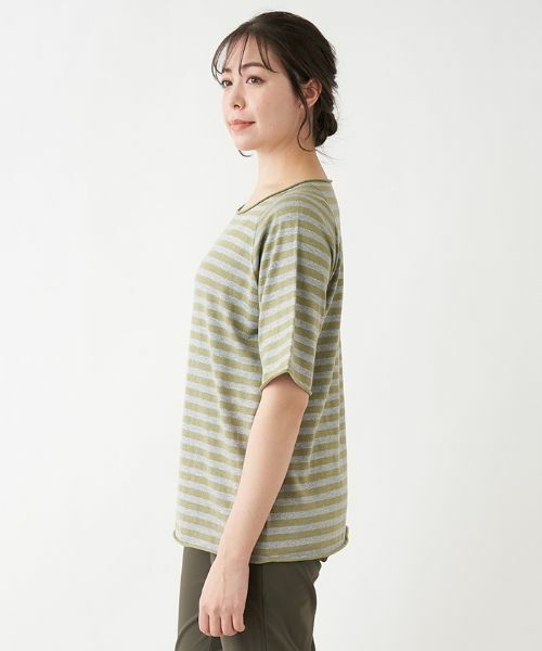 Leilian PLUS HOUSE / レリアンプラスハウス ニット・セーター | 五分袖ニットプルオーバー【BIANCA LANCIA】 | 詳細5