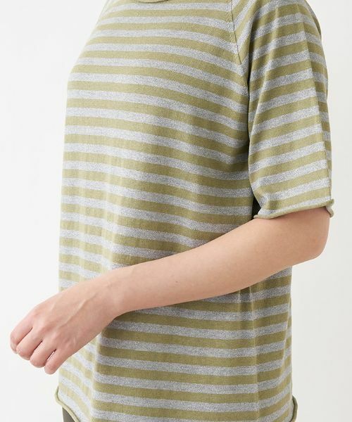 Leilian PLUS HOUSE / レリアンプラスハウス ニット・セーター | 五分袖ニットプルオーバー【BIANCA LANCIA】 | 詳細8