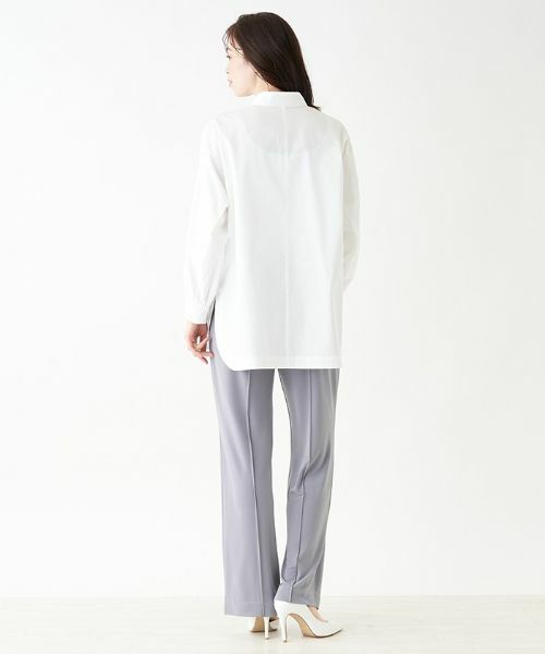 Leilian PLUS HOUSE / レリアンプラスハウス その他パンツ | センターラインストレッチパンツ【プラス企画】 | 詳細3