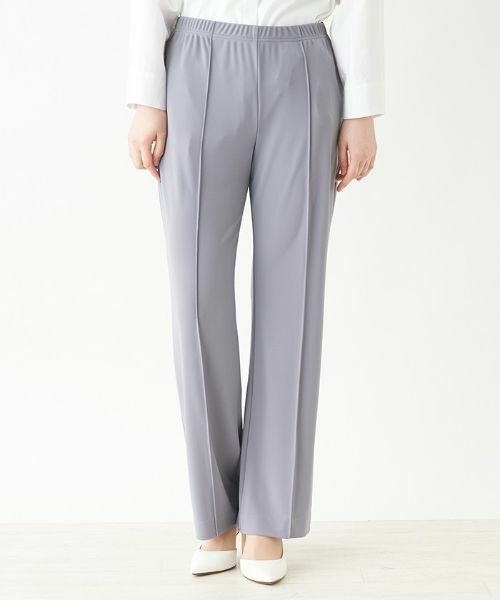 Leilian PLUS HOUSE / レリアンプラスハウス その他パンツ | センターラインストレッチパンツ【プラス企画】 | 詳細4