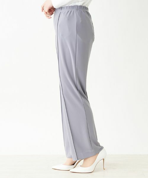 Leilian PLUS HOUSE / レリアンプラスハウス その他パンツ | センターラインストレッチパンツ【プラス企画】 | 詳細5