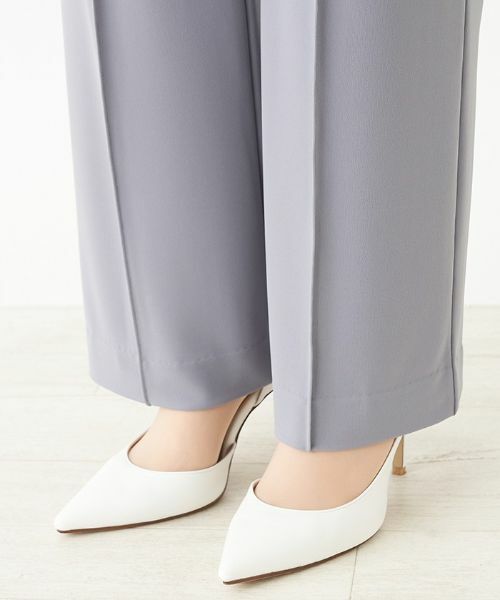 Leilian PLUS HOUSE / レリアンプラスハウス その他パンツ | センターラインストレッチパンツ【プラス企画】 | 詳細8