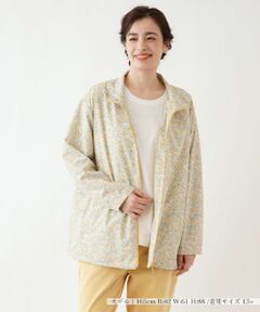 Leilian PLUS HOUSE / レリアンプラスハウス その他アウター | フラワージップアップジャケット【Leilian the week】