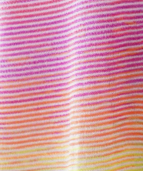 Leilian PLUS HOUSE / レリアンプラスハウス カーディガン・ボレロ | レインボーマルチストライプ柄カーディガン【FASHION SUITE】 | 詳細10