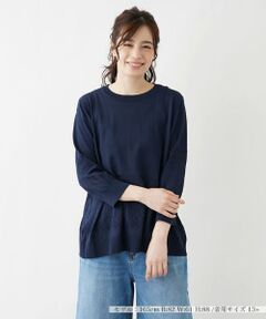 Leilian PLUS HOUSE / レリアンプラスハウス ニット・セーター | 透かし編みニットプルオーバー【FASHION SUITE】