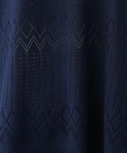 Leilian PLUS HOUSE / レリアンプラスハウス ニット・セーター | 透かし編みニットプルオーバー【FASHION SUITE】 | 詳細9