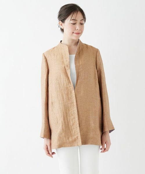 Leilian PLUS HOUSE / レリアンプラスハウス テーラードジャケット | 配色襟ジャケット | 詳細5