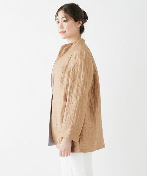 Leilian PLUS HOUSE / レリアンプラスハウス テーラードジャケット | 配色襟ジャケット | 詳細6