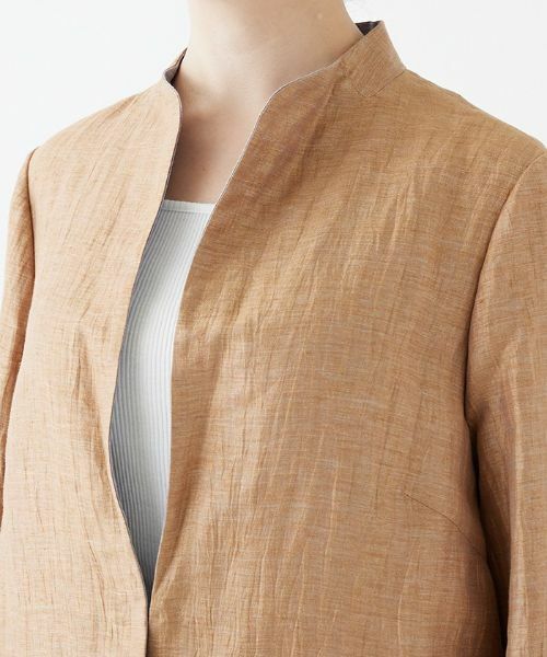 Leilian PLUS HOUSE / レリアンプラスハウス テーラードジャケット | 配色襟ジャケット | 詳細8