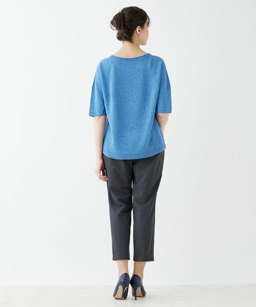 Leilian PLUS HOUSE / レリアンプラスハウス ニット・セーター | 【春夏素材】ラグランスリーブニット | 詳細3