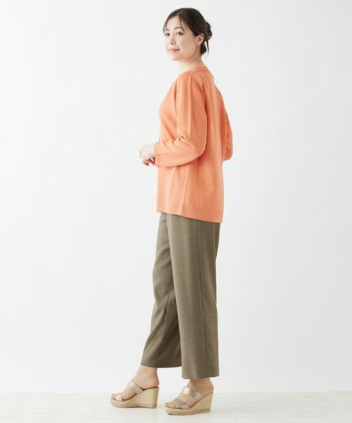 Leilian PLUS HOUSE / レリアンプラスハウス カーディガン・ボレロ | 【春夏素材】Vネックカーディガン | 詳細2