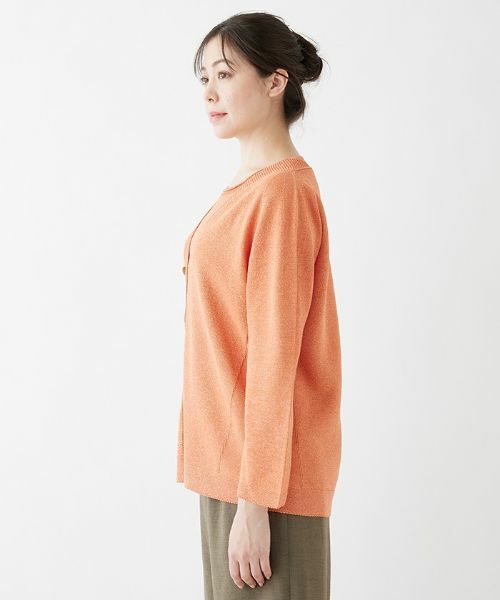 Leilian PLUS HOUSE / レリアンプラスハウス カーディガン・ボレロ | 【春夏素材】Vネックカーディガン | 詳細5