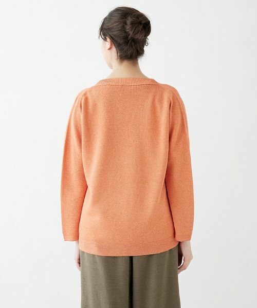 Leilian PLUS HOUSE / レリアンプラスハウス カーディガン・ボレロ | 【春夏素材】Vネックカーディガン | 詳細6