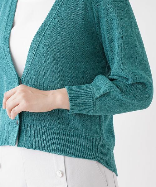 Leilian PLUS HOUSE / レリアンプラスハウス カーディガン・ボレロ | 2ボタンカーディガン【Leilian：EZUMI】 | 詳細8