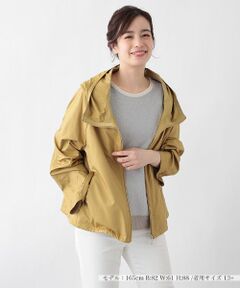 Leilian PLUS HOUSE / レリアンプラスハウス その他アウター | フード付きジップショートブルゾン