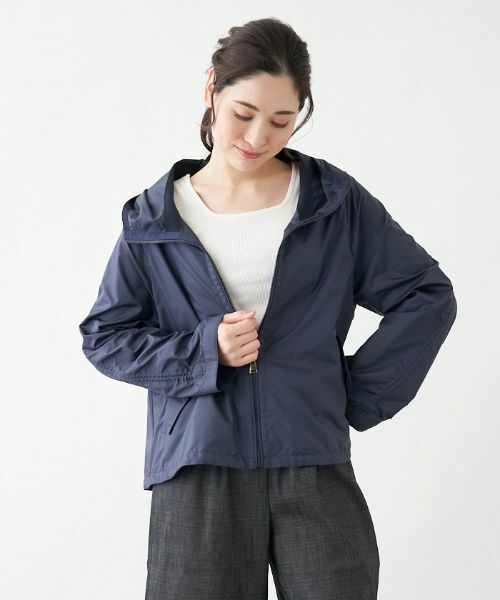 Leilian PLUS HOUSE / レリアンプラスハウス その他アウター | フード付きジップショートブルゾン | 詳細4