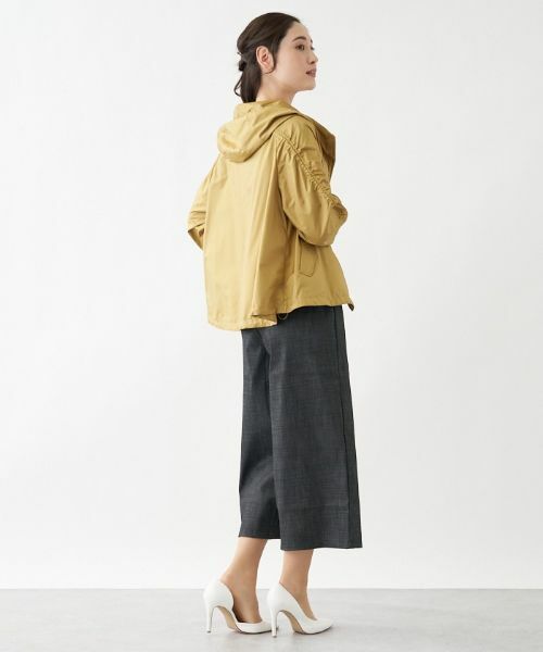 Leilian PLUS HOUSE / レリアンプラスハウス その他アウター | フード付きジップショートブルゾン | 詳細8