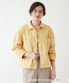 Leilian PLUS HOUSE / レリアンプラスハウス その他アウター | カラーデニムジャケット