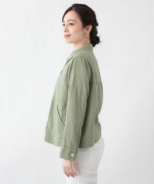 Leilian PLUS HOUSE / レリアンプラスハウス その他アウター | 製品染めジャケット【Leilian the week】 | 詳細4