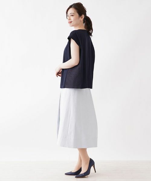 Leilian PLUS HOUSE / レリアンプラスハウス カットソー | フレンチスリーブカットソー | 詳細2