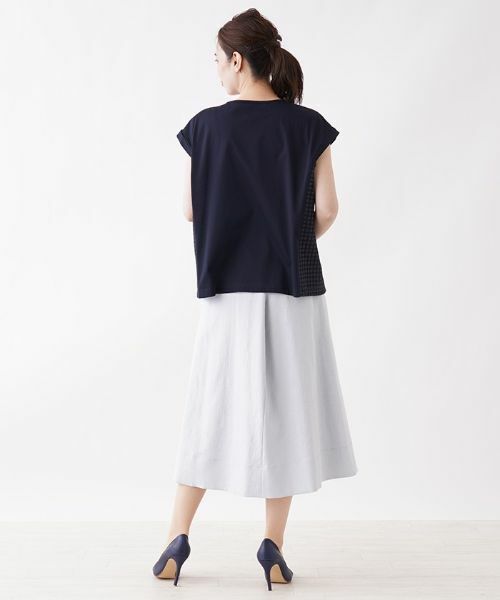 Leilian PLUS HOUSE / レリアンプラスハウス カットソー | フレンチスリーブカットソー | 詳細3