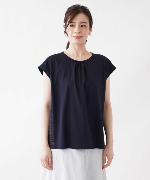 Leilian PLUS HOUSE / レリアンプラスハウス カットソー | フレンチスリーブカットソー | 詳細4