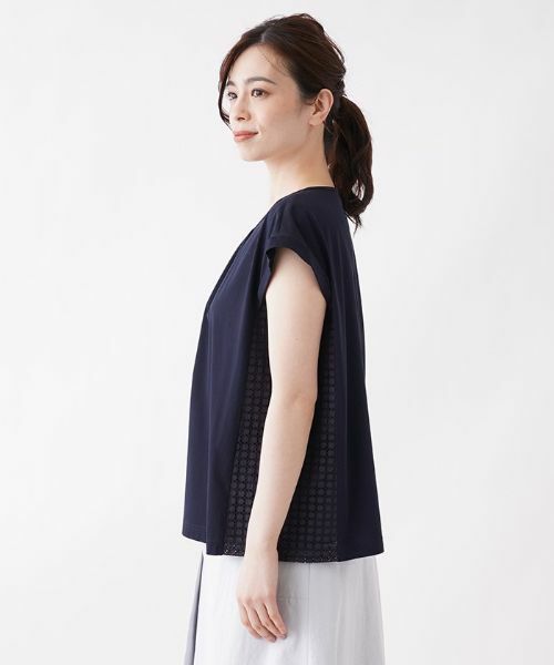 Leilian PLUS HOUSE / レリアンプラスハウス カットソー | フレンチスリーブカットソー | 詳細5