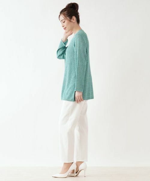 Leilian PLUS HOUSE / レリアンプラスハウス カーディガン・ボレロ | Vネックカーディガン【Leilian the week】 | 詳細5