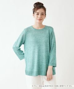 Leilian PLUS HOUSE / レリアンプラスハウス ニット・セーター | クルーネックニットプルオーバー