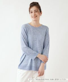 Leilian PLUS HOUSE / レリアンプラスハウス ニット・セーター | クルーネックニットプルオーバー