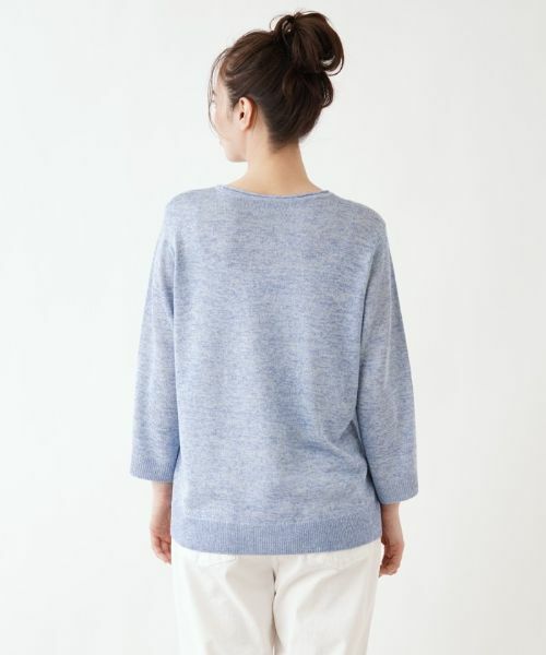 Leilian PLUS HOUSE / レリアンプラスハウス ニット・セーター | クルーネックニットプルオーバー | 詳細10