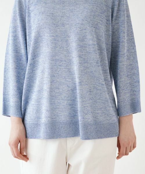 Leilian PLUS HOUSE / レリアンプラスハウス ニット・セーター | クルーネックニットプルオーバー | 詳細13