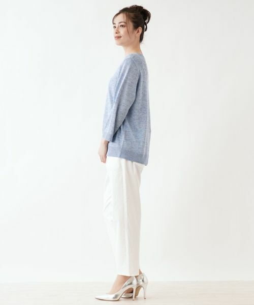 Leilian PLUS HOUSE / レリアンプラスハウス ニット・セーター | クルーネックニットプルオーバー | 詳細3