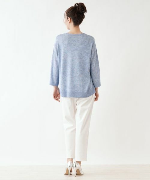 Leilian PLUS HOUSE / レリアンプラスハウス ニット・セーター | クルーネックニットプルオーバー | 詳細5