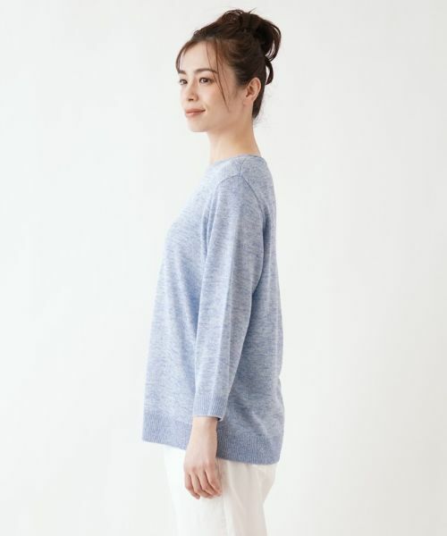 Leilian PLUS HOUSE / レリアンプラスハウス ニット・セーター | クルーネックニットプルオーバー | 詳細9