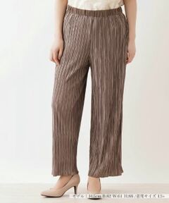 Leilian PLUS HOUSE / レリアンプラスハウス その他パンツ | ワイドプリーツパンツ【Leilian the week】