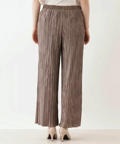 Leilian PLUS HOUSE / レリアンプラスハウス その他パンツ | ワイドプリーツパンツ【Leilian the week】 | 詳細2