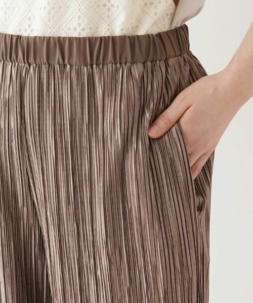 Leilian PLUS HOUSE / レリアンプラスハウス その他パンツ | ワイドプリーツパンツ【Leilian the week】 | 詳細6